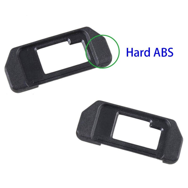 ULBTER EP-10 Eyepiece Eyecup Viewfinder Eye Cup Replacement for Olympus OM-D E-M10/E-M5 Mark I Silver/Black Mirrorless Digital Cameras (2-Pack), ULBTER Viewfinder Eye Cup Cover EM5 EM10 - Image 2